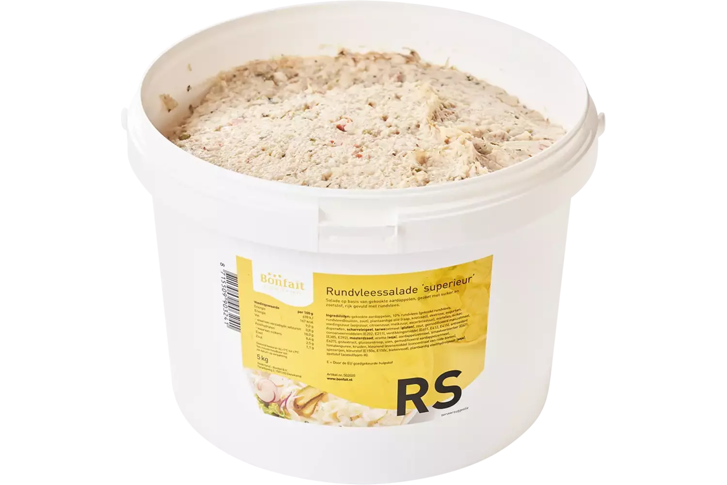 Rundvleessalade superieur emmer 5kg stuk